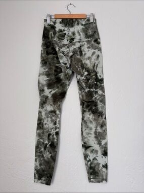 Lululemon Olive Tie Dye Aligns